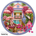 Load image into Gallery viewer, Custom Round Mahjong Mat

