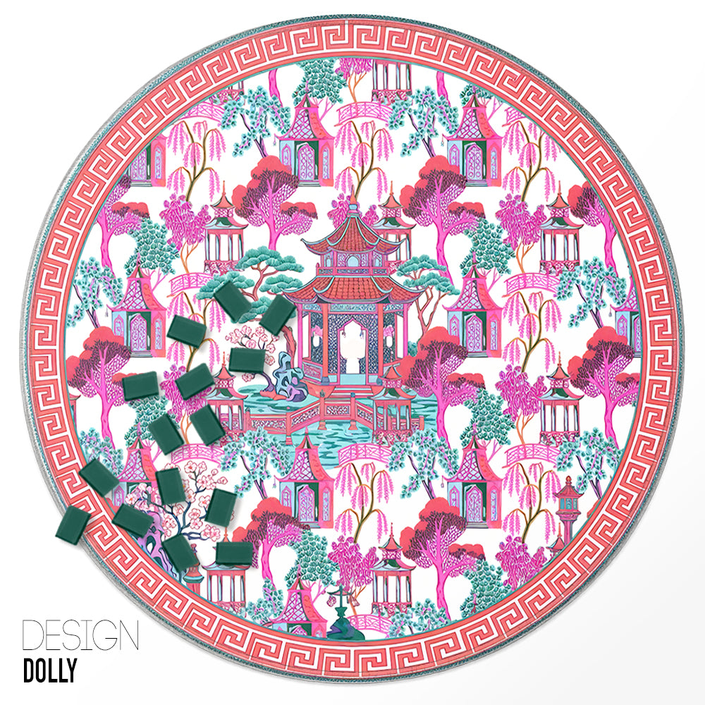 Custom Round Mahjong Mat