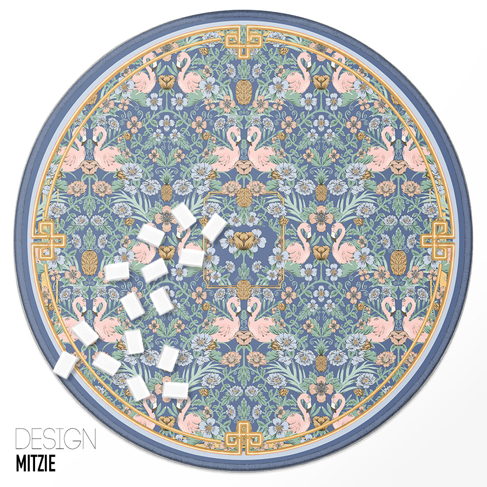 Custom Round Mahjong Mat