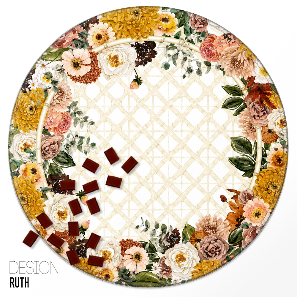 Custom Round Mahjong Mat