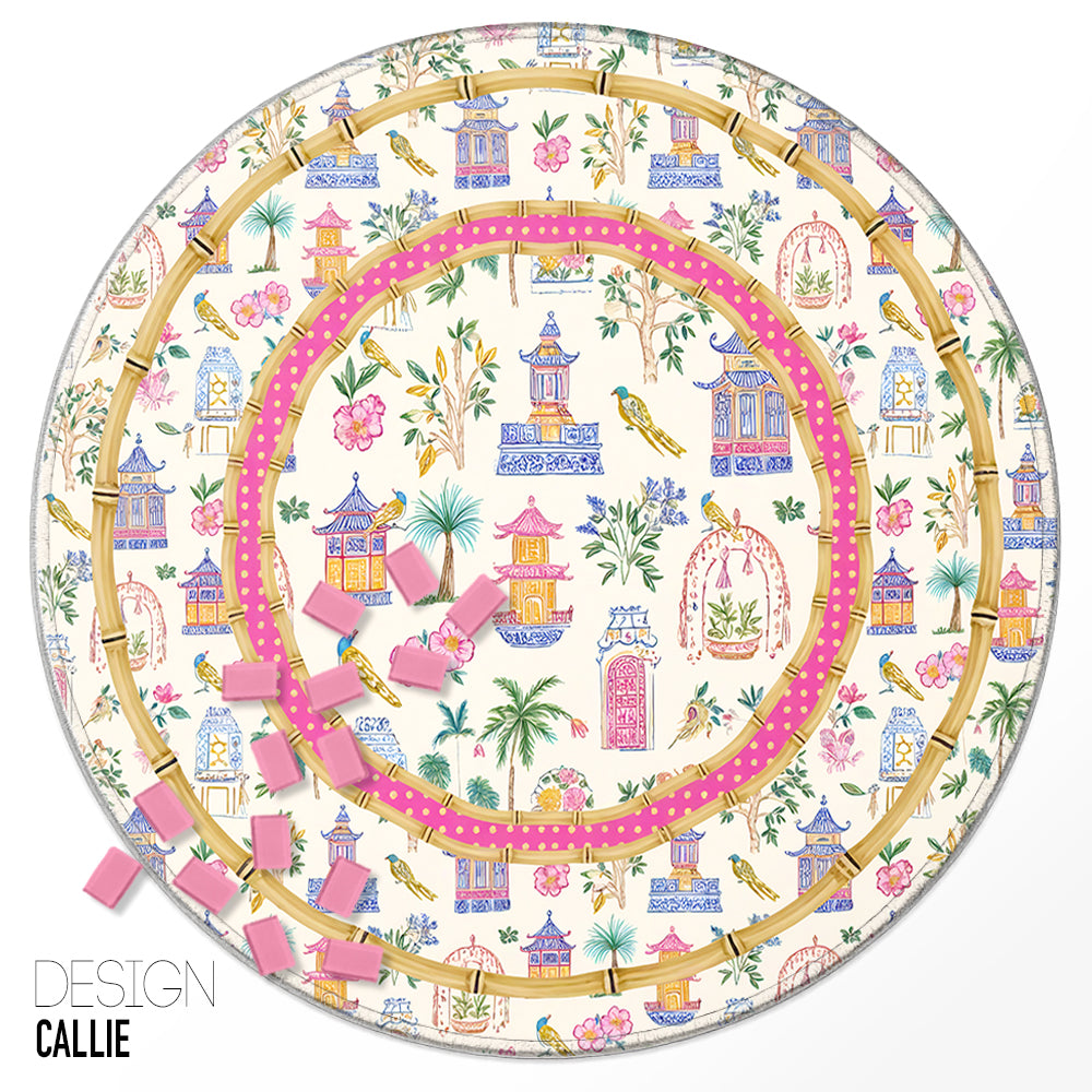Custom Round Mahjong Mat