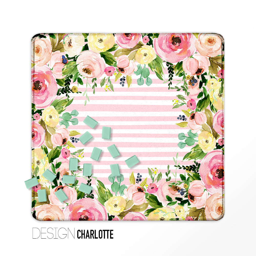 Mahjong Mat, Spring Collection, Neoprene, Wholesale  Mahjong Mat Wholesale- Boutique Monogram