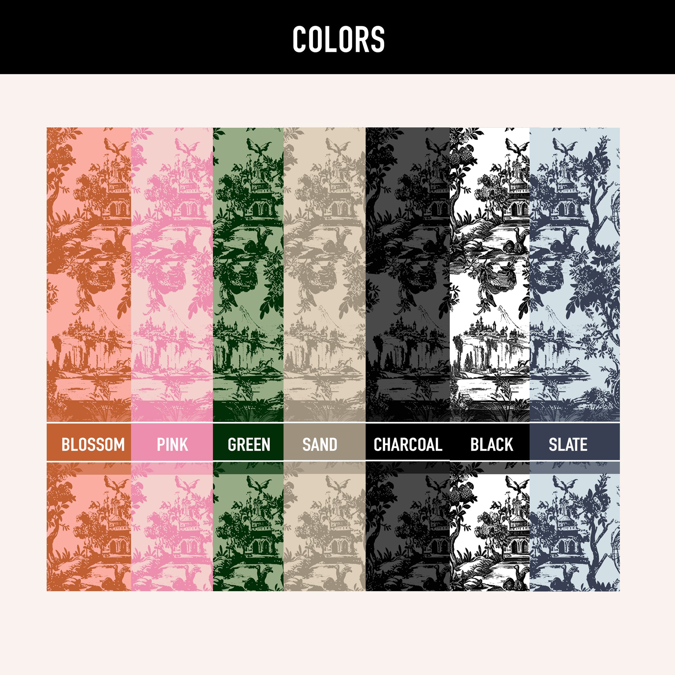 Personalized Large Initial Phone Case, Toile