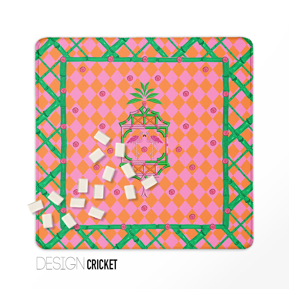 Mahjong Mat, Neoprene, Preppy, Chinoiserie, Wholesale  Mahjong Mat Wholesale- Boutique Monogram