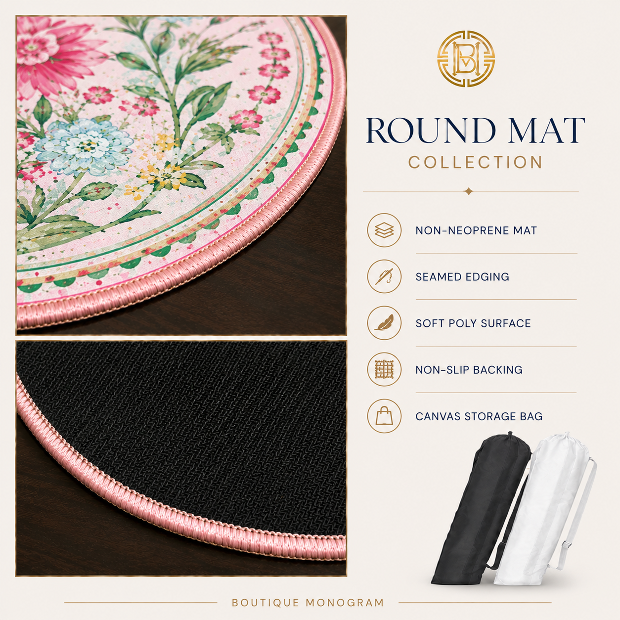 Custom Round Mahjong Mat