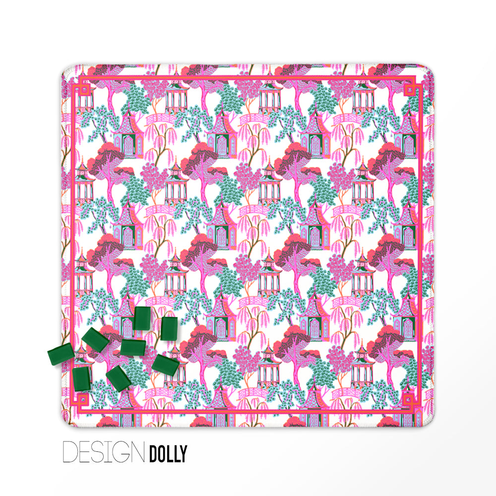 Mahjong Mat, Neoprene, Preppy, Chinoiserie, Wholesale  Mahjong Mat Wholesale- Boutique Monogram