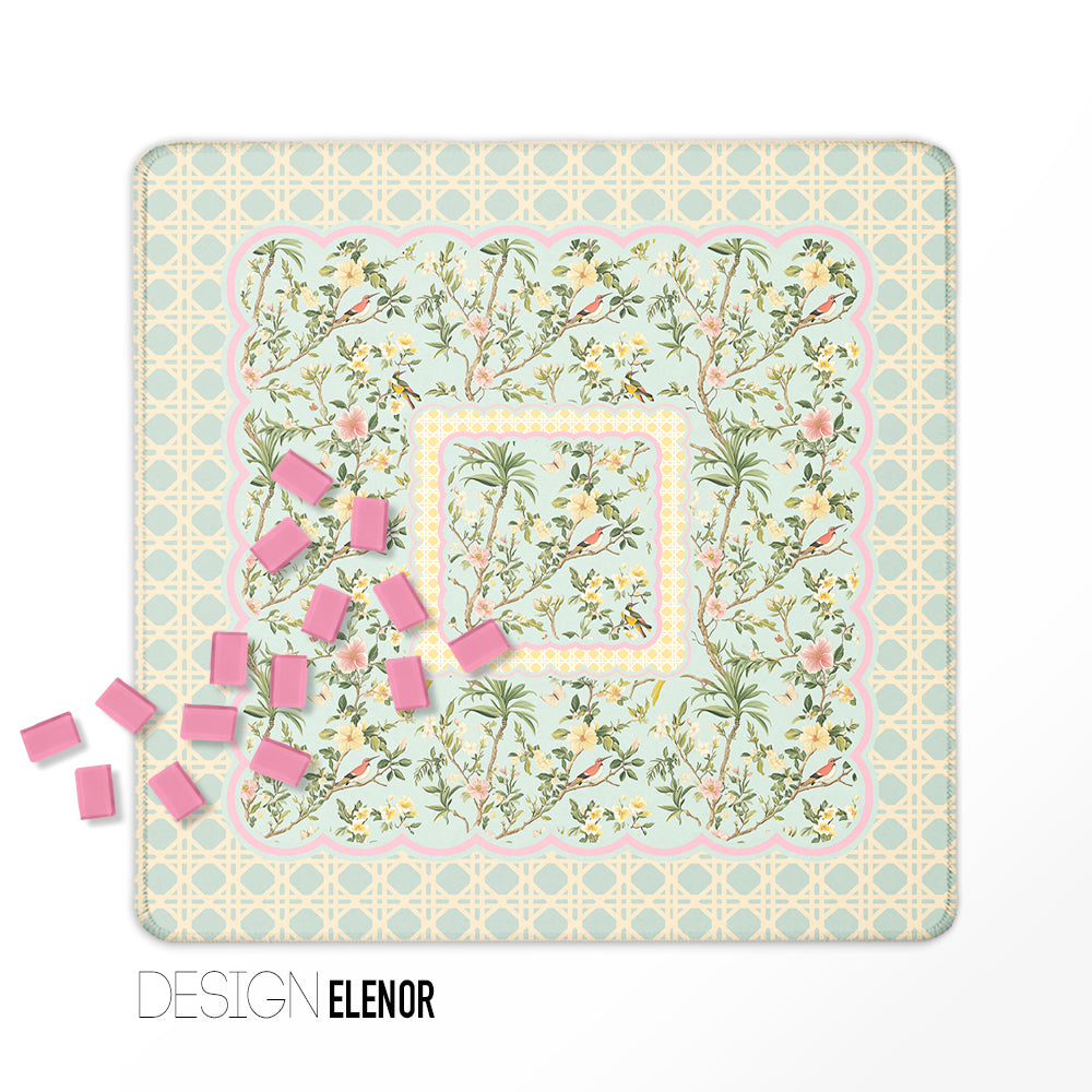 Mahjong Mat, Spring Collection, Neoprene, Wholesale  Mahjong Mat Wholesale- Boutique Monogram