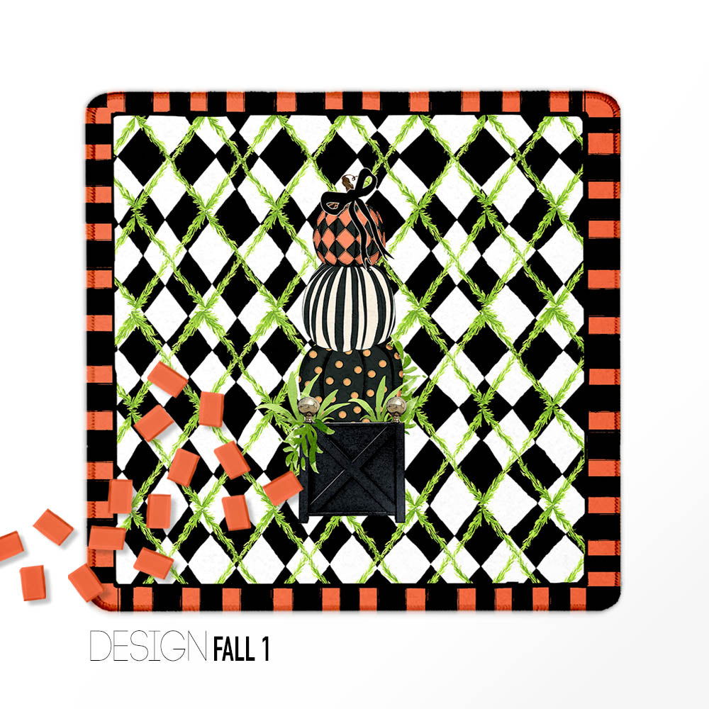 Mahjong Mats, Fall, Halloween, Thanksgiving Collection, Neoprene, Wholesale