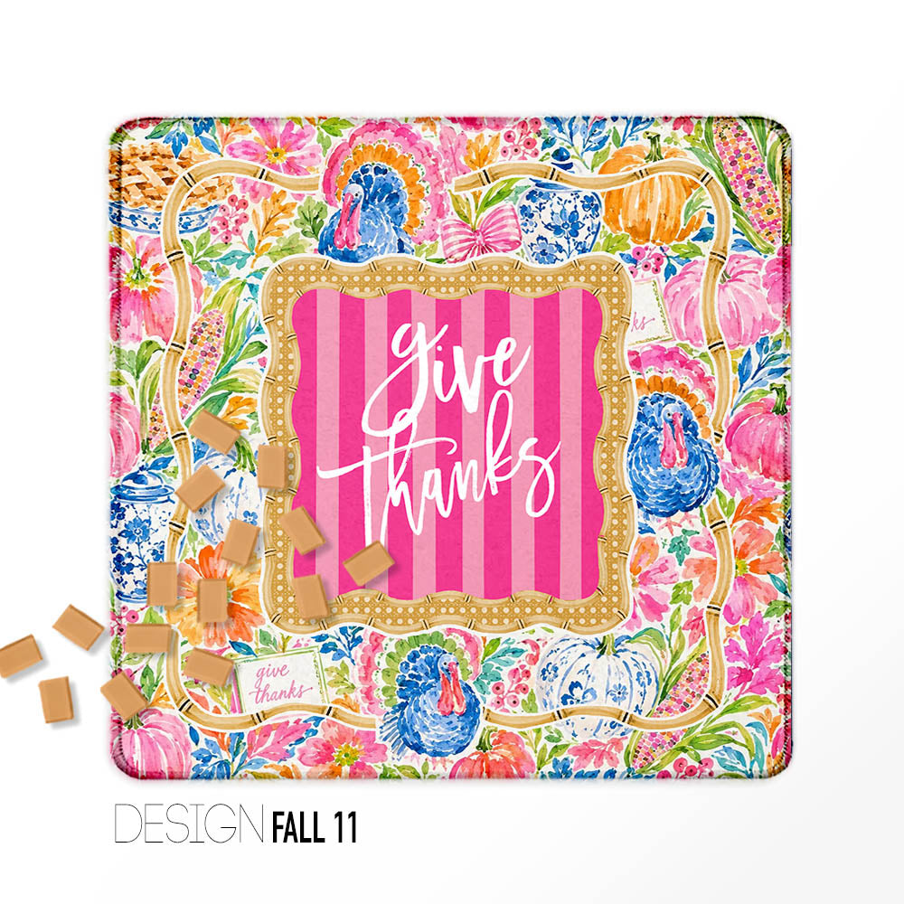 Mahjong Mats, Fall, Halloween, Thanksgiving Collection, Neoprene, Wholesale