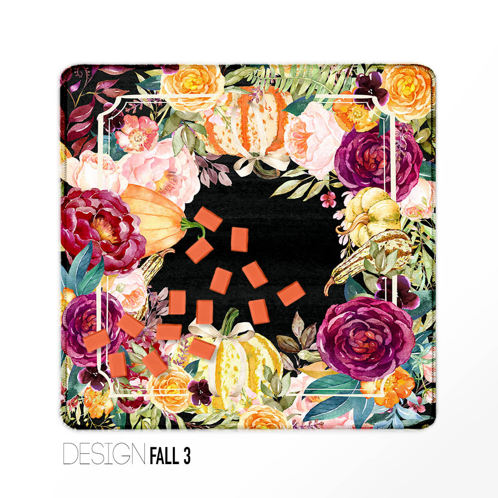 Mahjong Mats, Fall, Halloween, Thanksgiving Collection, Neoprene, Wholesale