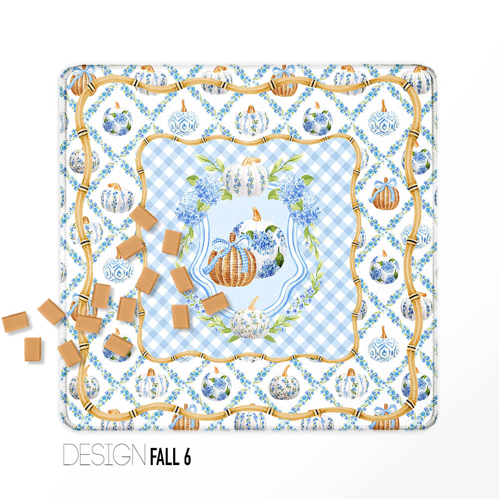 Mahjong Mats, Fall, Halloween, Thanksgiving Collection, Neoprene, Wholesale