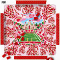 Load image into Gallery viewer, 31" Mahjong Mat, College Football Stadiums, Neoprene, Wholesale
