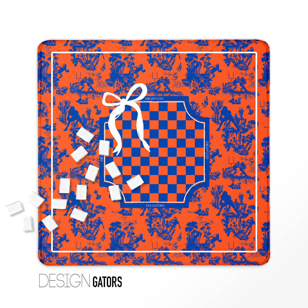 Mahjong Mat, College Football, Neoprene, Wholesale  Mahjong Mat Wholesale- Boutique Monogram