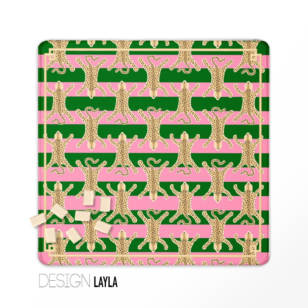 Mahjong Mat, Neoprene, Preppy, Chinoiserie, Wholesale  Mahjong Mat Wholesale- Boutique Monogram