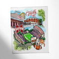 Load image into Gallery viewer, College Throw Blanket, Mississippi
