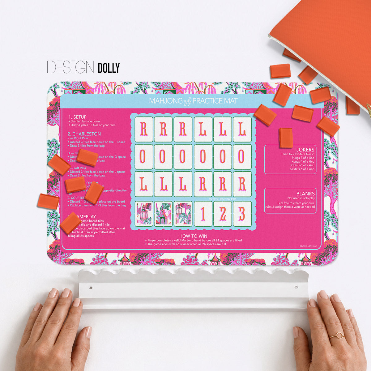 Mahjong Practice Mat 14x24, Wholesale