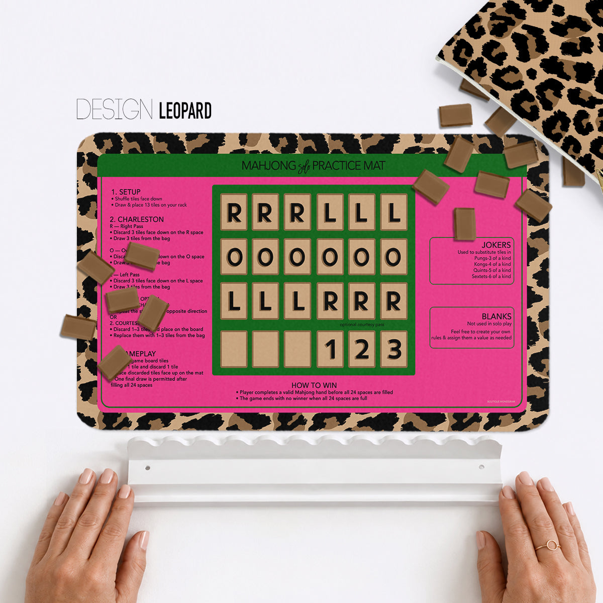 Mahjong Practice Mat 14x24, Wholesale
