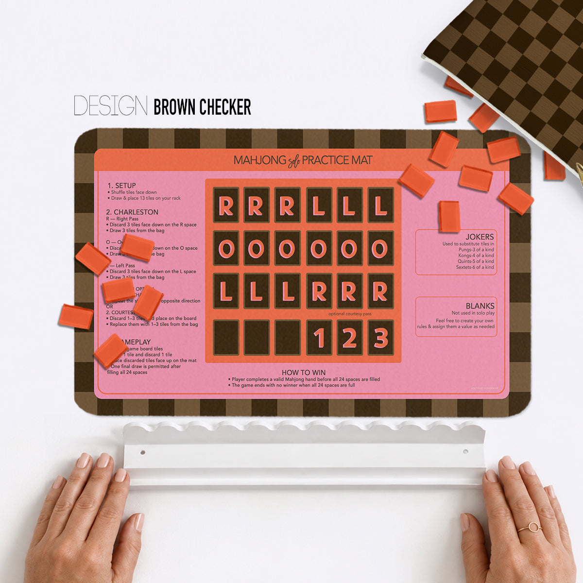 Mahjong Practice Mat 14x24, Wholesale