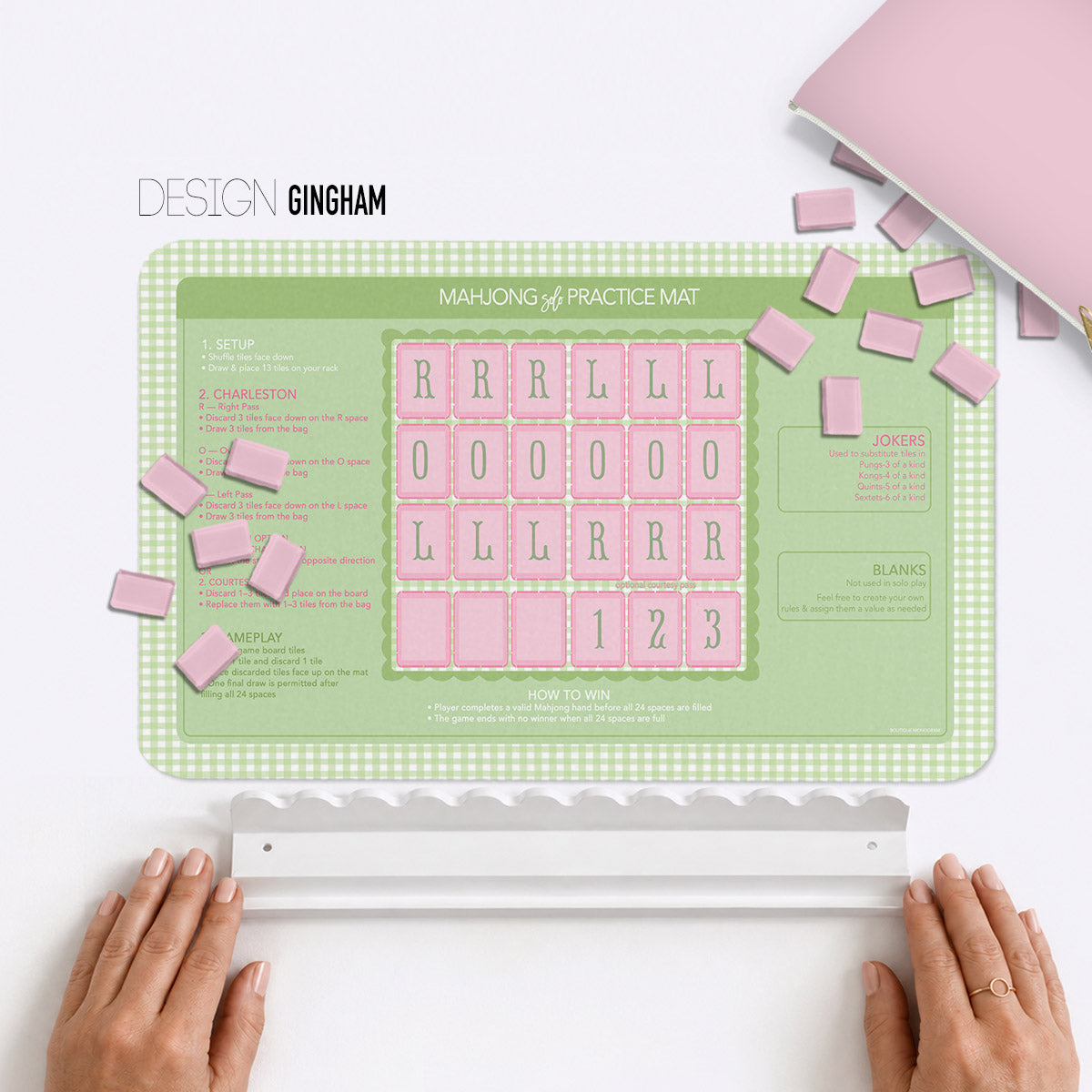 Mahjong Practice Mat 14x24, Wholesale