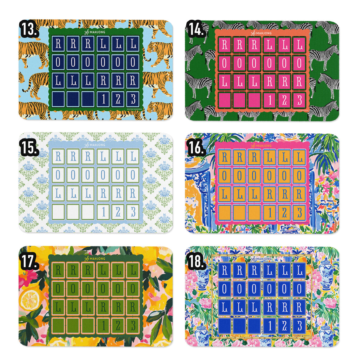 Mahjong Practice Mat 10x16, Wholesale