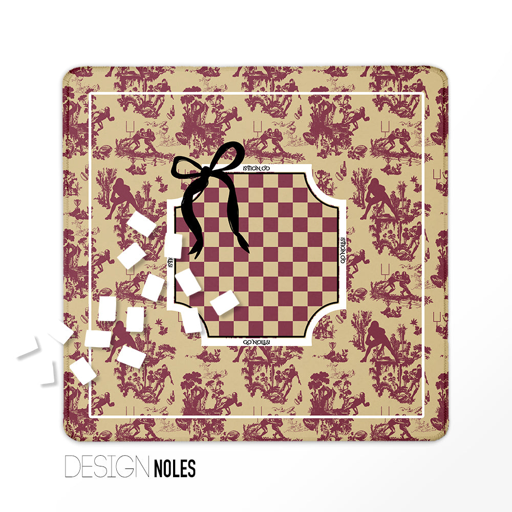 Mahjong Mat, College Football, Neoprene, Wholesale  Mahjong Mat Wholesale- Boutique Monogram