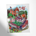 Load image into Gallery viewer, College Throw Blanket, Ole Miss
