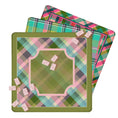 Load image into Gallery viewer, 31" Mahjong Mat, Pink Plaid, Wholesale
