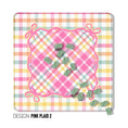 Load image into Gallery viewer, 31" Mahjong Mat, Pink Plaid, Wholesale
