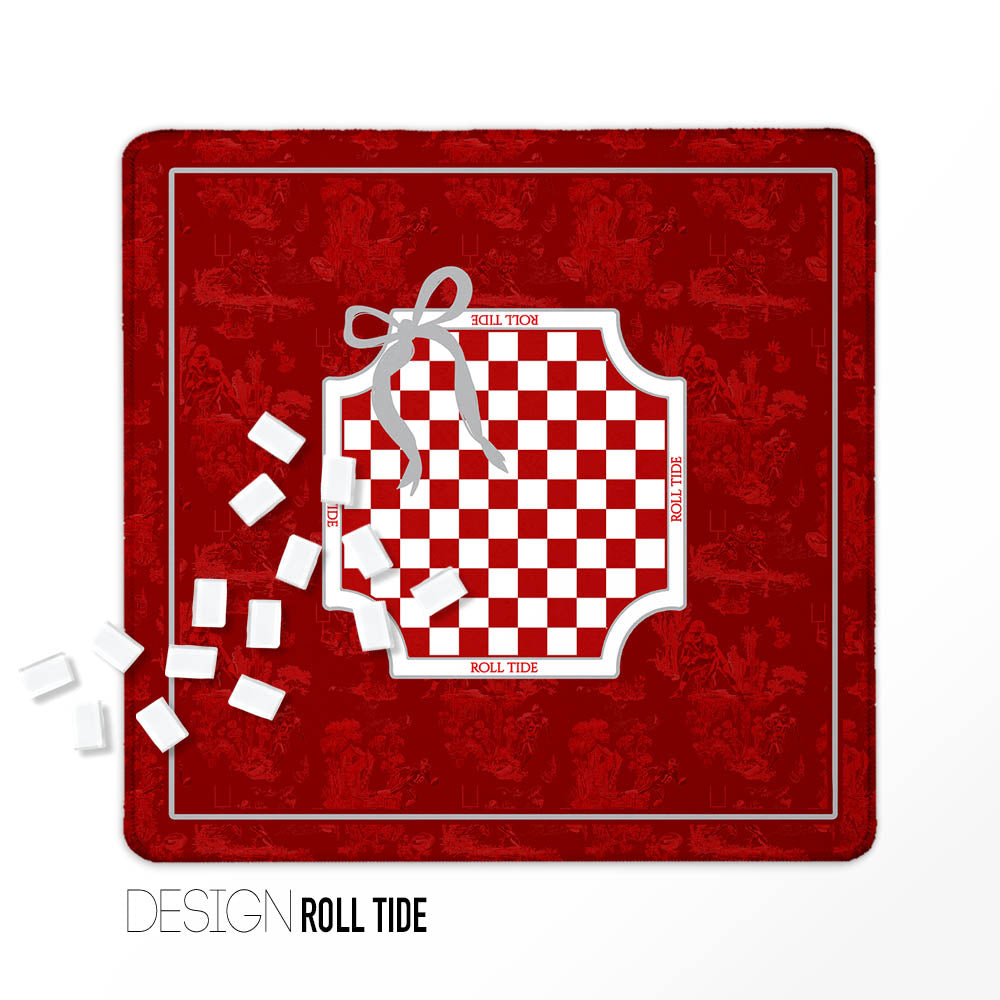 Mahjong Mat, College Football, Neoprene, Wholesale  Mahjong Mat Wholesale- Boutique Monogram