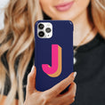 Load image into Gallery viewer, Personalized Large Initial Phone Case, Bold Colors
