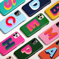Load image into Gallery viewer, Personalized Large Initial Phone Case, Bold Colors
