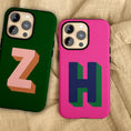 Load image into Gallery viewer, Personalized Large Initial Phone Case, Bold Colors
