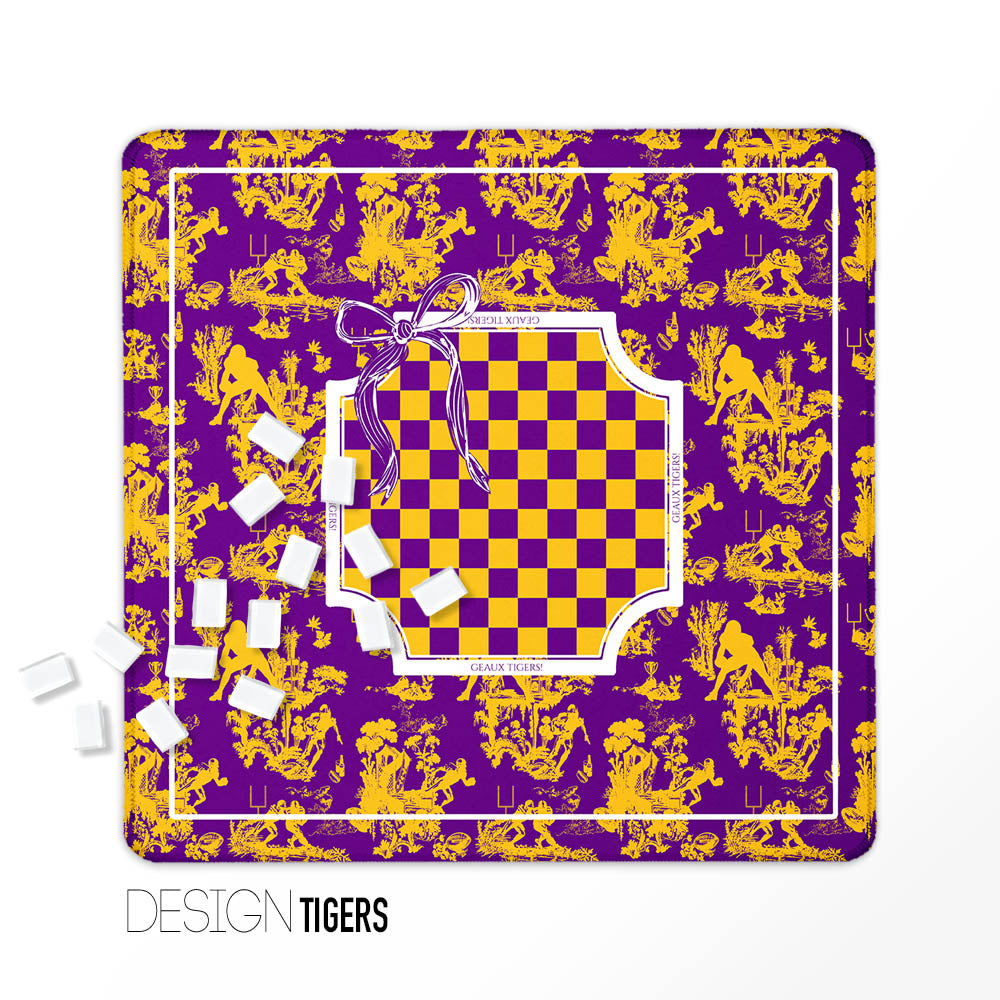 Mahjong Mat, College Football, Neoprene, Wholesale  Mahjong Mat Wholesale- Boutique Monogram