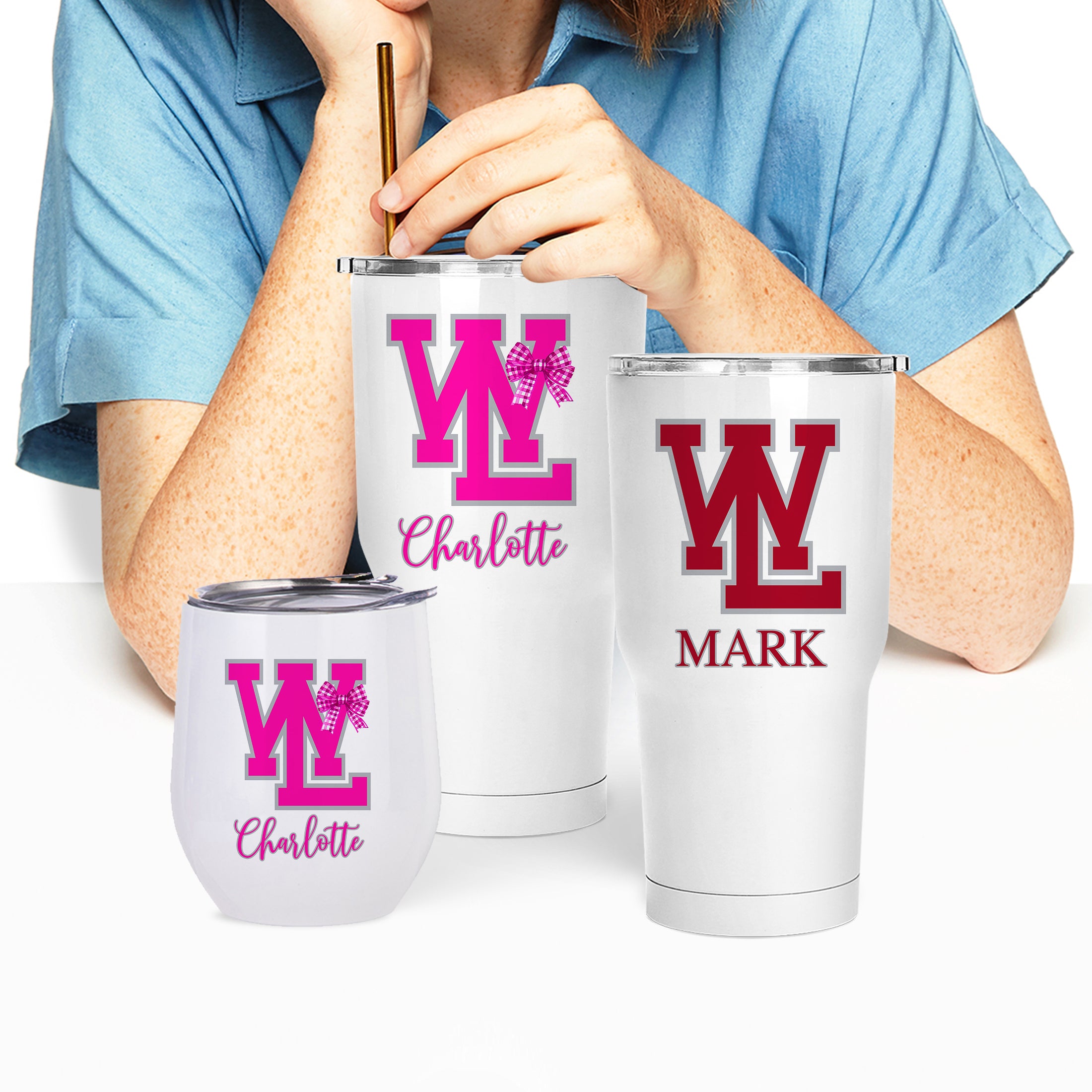 West Lafayette Stainless Steel Tumblers