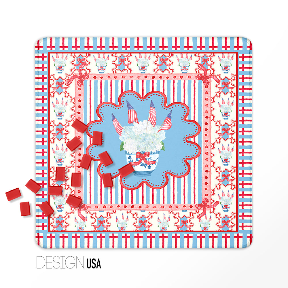 Mahjong Mat, Summer Collection, Neoprene, Wholesale  Mahjong Mat Wholesale- Boutique Monogram