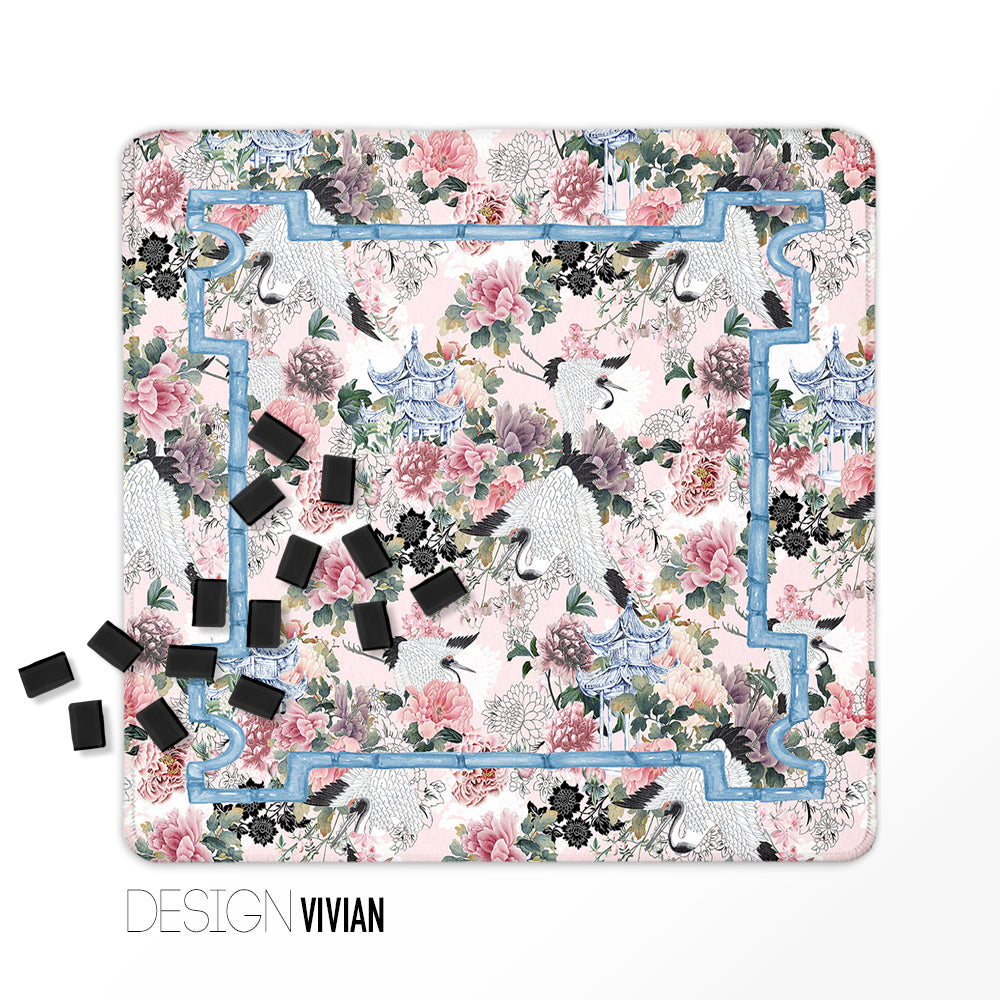 Mahjong Mat, Spring Collection, Neoprene, Wholesale  Mahjong Mat Wholesale- Boutique Monogram
