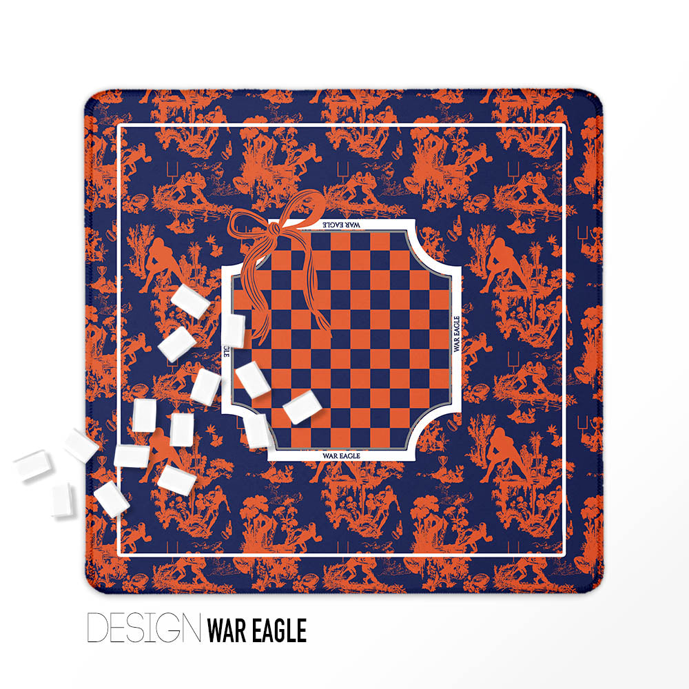 Mahjong Mat, College Football, Neoprene, Wholesale  Mahjong Mat Wholesale- Boutique Monogram
