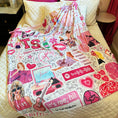 Load image into Gallery viewer, Coquette Girly Lightweight Throw Blankets
