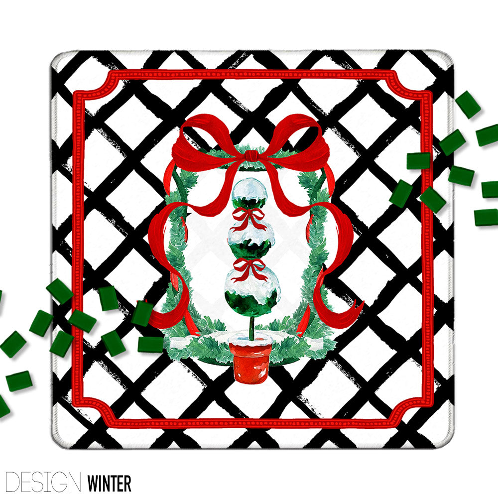 31" Mahjong Mat, Holiday Christmas Collection, Neoprene, Wholesale
