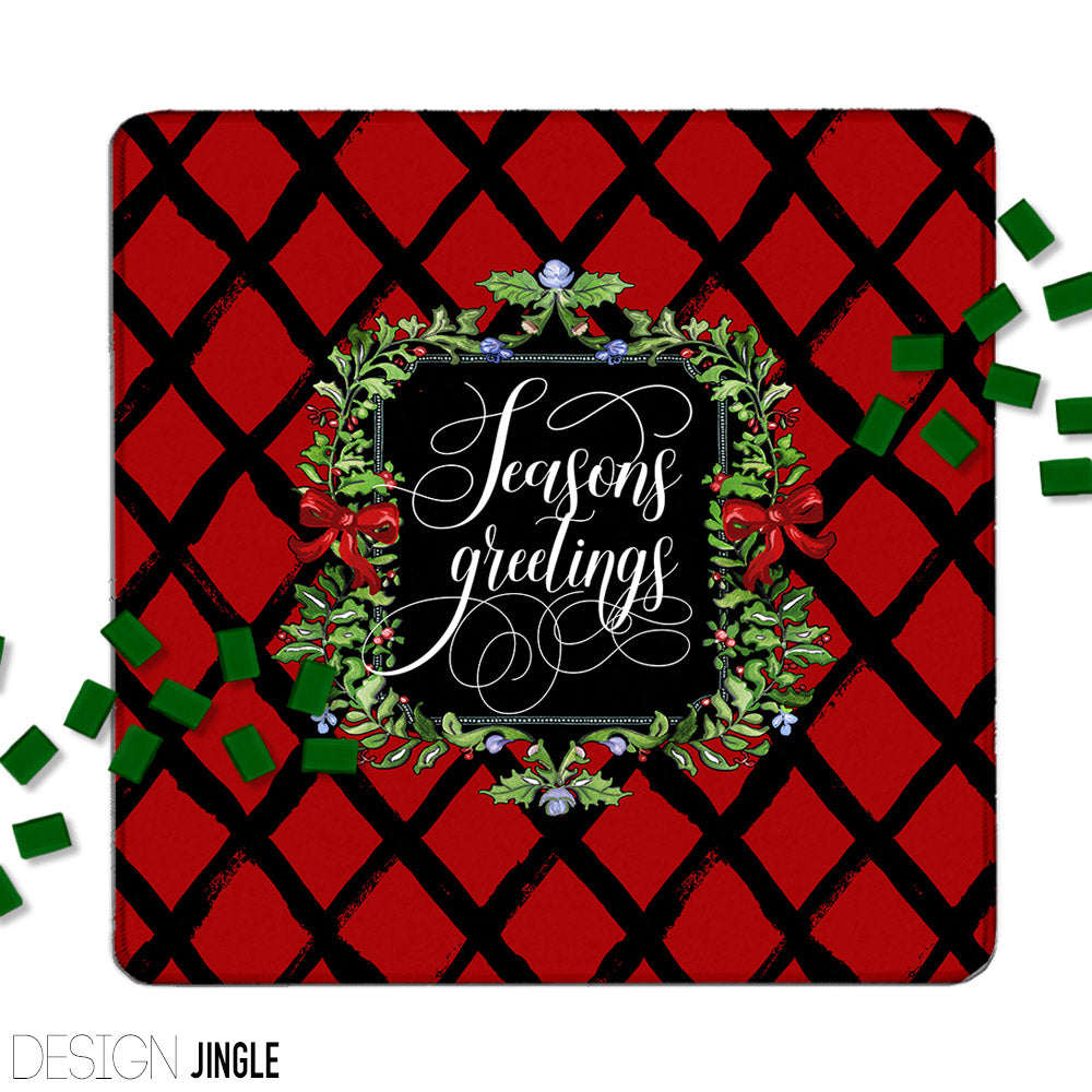 31" Mahjong Mat, Holiday Christmas Collection, Neoprene, Wholesale