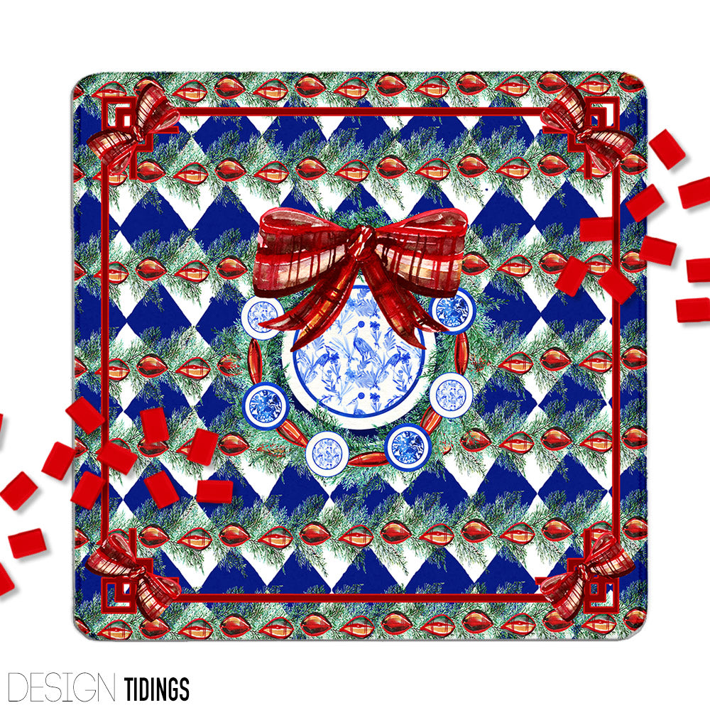 31" Mahjong Mat, Holiday Christmas Collection, Neoprene, Wholesale