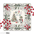 Load image into Gallery viewer, 31" Mahjong Mat, Holiday Christmas Collection, Neoprene, Wholesale
