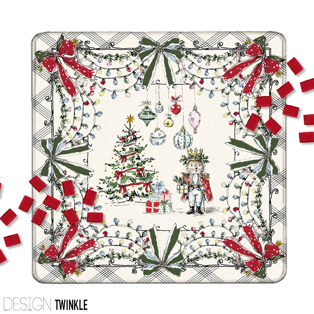 31" Mahjong Mat, Holiday Christmas Collection, Neoprene, Wholesale