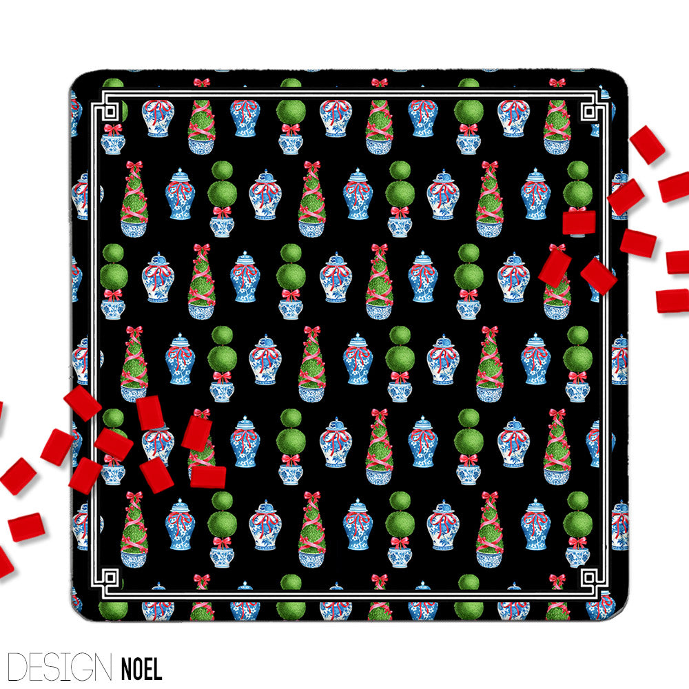 31" Mahjong Mat, Holiday Christmas Collection, Neoprene, Wholesale