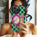Load image into Gallery viewer, Personalized Large Initial Phone Case, Press For Champagne
