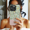 Load image into Gallery viewer, Personalized Large Initial Phone Case, Chinoiserie Preppy
