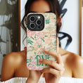 Load image into Gallery viewer, Personalized Large Initial Phone Case, Chinoiserie Preppy
