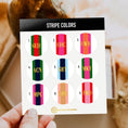 Load image into Gallery viewer, Custom Accessory Zip Bag, Pouch, Clutch, Makeup, Travel, Tech,Monogram, Personalized, Letter, Initial, Tiger, Stripe, Red, Pink
