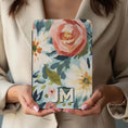 Load image into Gallery viewer, Personalized Kindle Case, Paperwhite 7”,Colorsoft Signature 2024, Custom Cover, Handle, Initials, Watercolor Paint, Flowers
