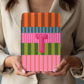 Load image into Gallery viewer, Personalized Kindle Case, Paperwhite 7”,Colorsoft Signature 2024, Custom Cover, Handle, Initials, Bright Bold Color Block
